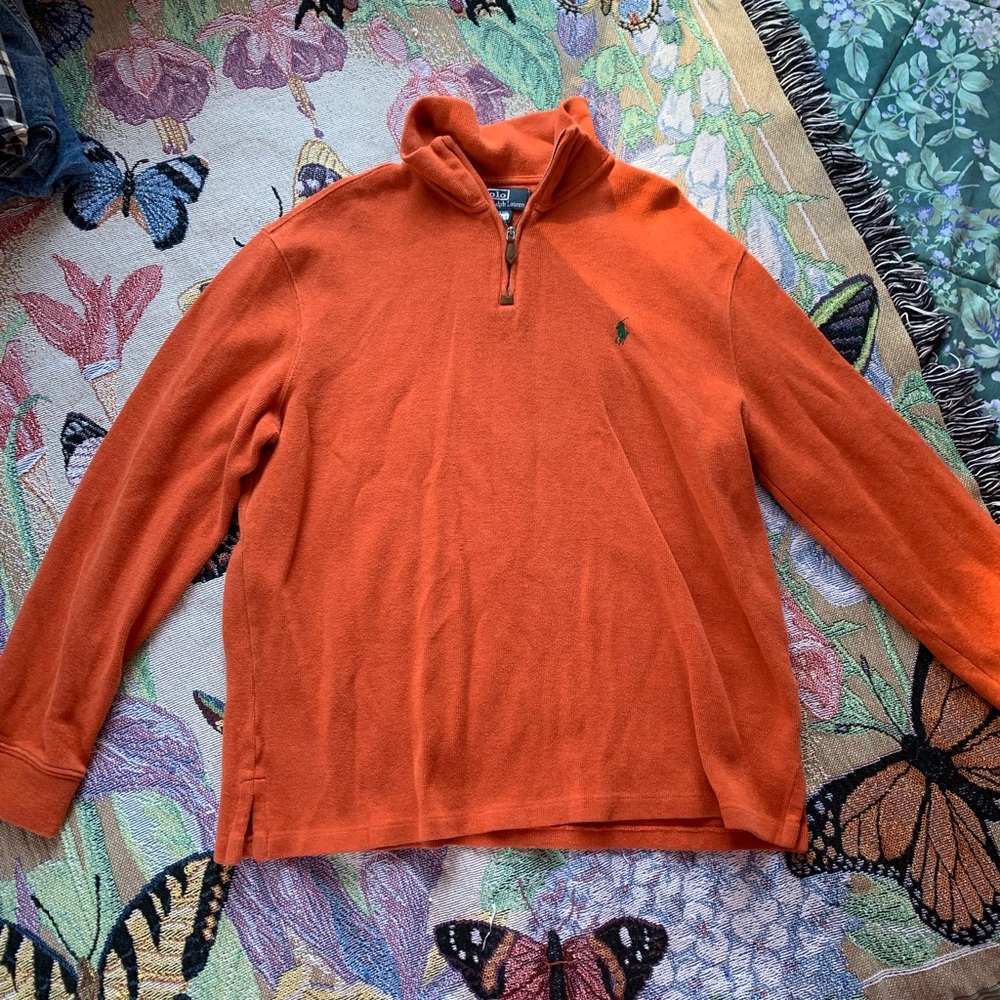 Polo Ralph Lauren Orange Half Zip